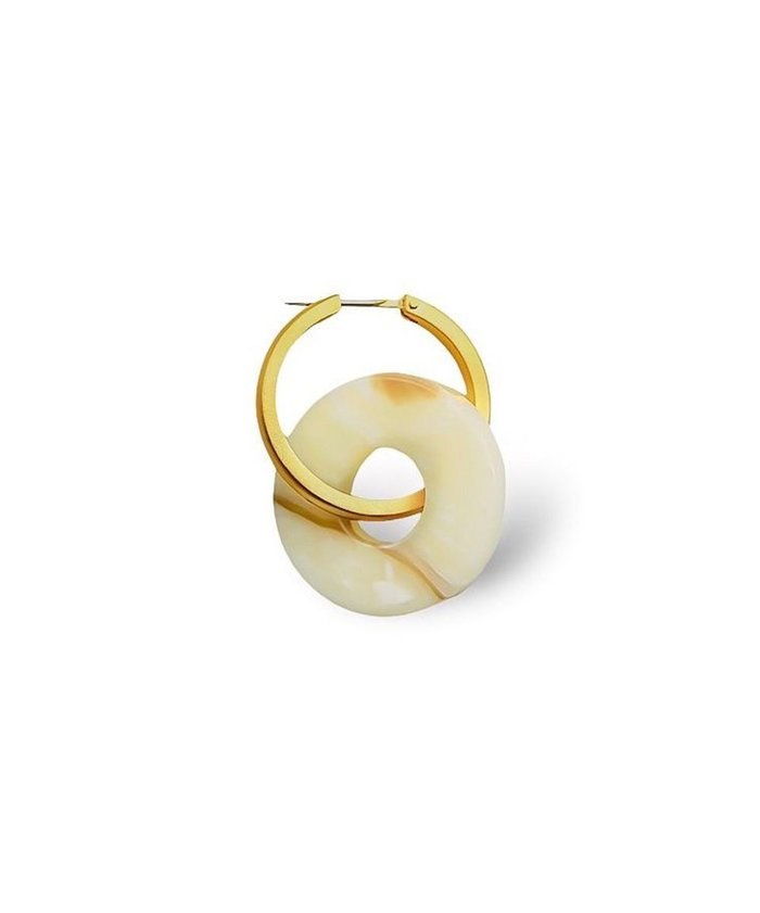 【シュスイ/susui】の〈ブランド定番〉【doughnut】フープピアス L (ゴールドマット)_片耳 インテリア・キッズ・メンズ・レディースファッション・服の通販 founy(ファニー) https://founy.com/ ファッション Fashion レディースファッション Fashion for Women アクセサリー Fashion Accessories イタリア Italy コーティング Coating, Coated Finish 片耳 One-Ear, Single Earring シルバー Silver, Metallic Silver シンプル Simple, Minimal ジュエリー Jewelry, Accessories チャーム Charm, Pendant テクスチャー Texture, Textured Fabric 定番 Standard, Basic Item フォルム Silhouette, Form フープ Hoop, Hoop Earrings マーブル Marble, Marble Pattern |ID: prp329100004675857 ipo3291000000033786748