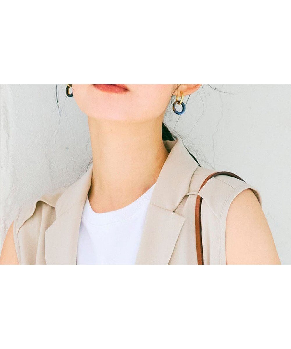 【シュスイ/susui】の〈ブランド定番〉【doughnut】フープピアス M (ゴールドマット)_片耳 人気、トレンドファッション・服の通販 founy(ファニー) 　ファッション　Fashion　レディースファッション　Fashion for Women　アクセサリー　Fashion Accessories　イエロー　Yellow　イタリア　Italy　コーティング　Coating, Coated Finish　片耳　One-Ear, Single Earring　シルバー　Silver, Metallic Silver　シンプル　Simple, Minimal　ジュエリー　Jewelry, Accessories　チャーム　Charm, Pendant　テクスチャー　Texture, Textured Fabric　定番　Standard, Basic Item　フォルム　Silhouette, Form　フープ　Hoop, Hoop Earrings　マーブル　Marble, Marble Pattern　 other-1|ID: prp329100004675861 ipo3291000000033786757