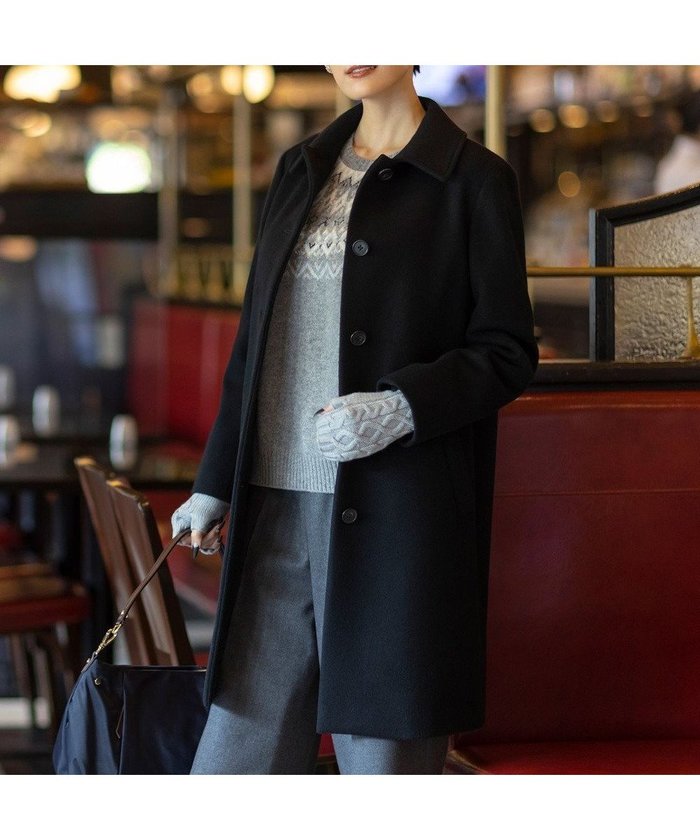 【ジェイ プレス/J.PRESS】のショートビーバー ステンカラーコート インテリア・キッズ・メンズ・レディースファッション・服の通販 founy(ファニー) https://founy.com/ ファッション Fashion レディースファッション Fashion for Women アウター Coat / Outerwear Collection コート・ロングコート・ピーコート Long Coats, Peacoats & More レディースジャケット・軽アウター Jackets ショート Short, Short Length シンプル Simple, Minimal ジャケット Jacket, Outerwear A/W・秋冬 Autumn/Winter |ID: prp329100004675874 ipo3291000000033786798
