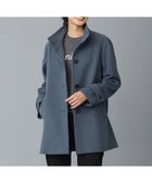 【ジェイ プレス/J.PRESS】のショートビーバー スタンドカラー コート ダルブルー系|ID: prp329100004675876 ipo3291000000033786809