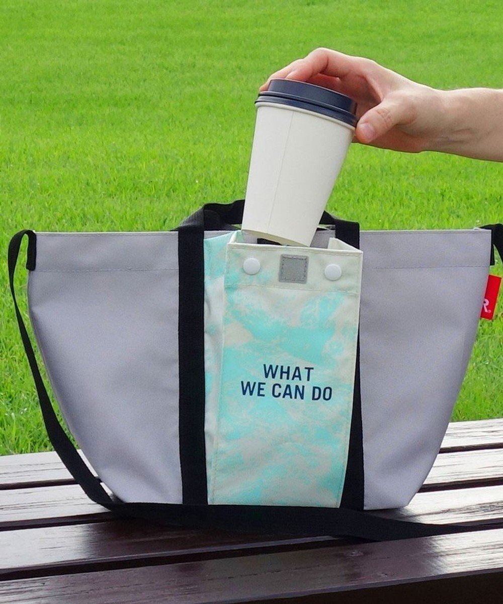 【ルートート/ROOTOTE】の9634【ALLIANCE FOR THE BLUE × ROOTOTE】漁網ナイロン デリ2way-A 人気、トレンドファッション・服の通販 founy(ファニー) 　ファッション　Fashion　レディースファッション　Fashion for Women　バッグ　Bags　コーティング　Coating, Coated Finish　ショルダー　Shoulder, Shoulder Strap　ハンド　Hand, Handmade　プリント　Print, Printed Pattern　ボックス　Boxy, Box Shape　ポケット　Pocket, Pocket Detail　ポーチ　Pouch, Small Case　 other-1|ID: prp329100004675879 ipo3291000000034256115