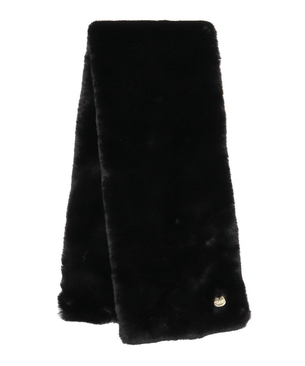 【ムーンバット/MOONBAT】の【FUDGE11月号掲載】PAUL JOE ACCESSOIRES フェイクファービッグマフラー インテリア・キッズ・メンズ・レディースファッション・服の通販 founy(ファニー) 　雑誌掲載アイテム　Magazine Picks & Fashion Features　ファッション雑誌　Fashion Magazines　ファッジ　FUDGE　ファッション　Fashion　レディースファッション　Fashion for Women　マフラー・スヌード / 冬小物の定番　Scarves & Mufflers　アニマル　Animal Print　コレクション　Collection, Seasonal Line　11月号　November Issue　シンプル　Simple, Minimal　スヌード　Snood, Infinity Scarf　雑誌　Magazine, Fashion Magazine　パターン　Pattern, Design Print　フェイクファー　Faux Fur, Imitation Fur　フラワー　Flower, Floral　防寒　Cold Protection, Winter-Ready　マフラー　Scarf, Muffler　モチーフ　Motif, Design Theme　ループ　Loop, Loop Knit　A/W・秋冬　Autumn/Winter　ブラック|ID: prp329100004675890 ipo3291000000033786869
