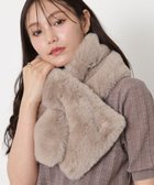 【ムーンバット/MOONBAT】の【FUDGE11月号掲載】PAUL JOE ACCESSOIRES フェイクファービッグマフラー モカブラウン|ID: prp329100004675890 ipo3291000000033786872