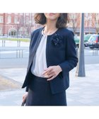 【ジェイ プレス/J.PRESS】のファンシーツイード ノーカラー ジャケット ネイビー系|ID: prp329100004675895 ipo3291000000033786895