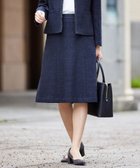 【ジェイ プレス/J.PRESS】のファンシーツイード スカート ネイビー系|ID: prp329100004675898 ipo3291000000033786904