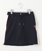 【ピーダブリュサーキュラス/PW CIRCULUS】の【WOMEN】【洗える/帯電防止/ストレッチ】ロゴ サイドライン スカート ネイビー系|ID: prp329100004675903 ipo3291000000034515486