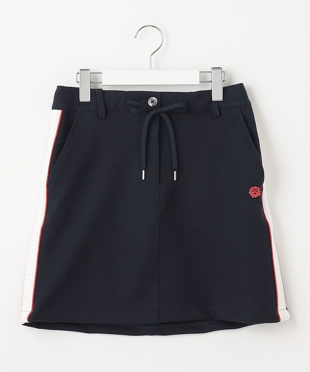 【ピーダブリュサーキュラス/PW CIRCULUS】の【WOMEN】【洗える/帯電防止/ストレッチ】ロゴ サイドライン スカート インテリア・キッズ・メンズ・レディースファッション・服の通販 founy(ファニー) 　ファッション　Fashion　レディースファッション　Fashion for Women　スカート　Skirts　ストレッチ　Stretch, Stretchy Fabric　スピンドル　Spindle, Drawcord　スポーティ　Sporty, Casual Athletic　洗える　Machine Washable　A/W・秋冬　Autumn/Winter　ネイビー系|ID: prp329100004675903 ipo3291000000034515486