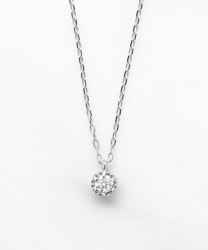 【トッカ/TOCCA】の【WEB限定】FLORA PLATINUM DIAMOND NECKLACE プラチナ ダイヤモンド ネックレス インテリア・キッズ・メンズ・レディースファッション・服の通販 founy(ファニー) https://founy.com/ ファッション Fashion レディースファッション Fashion for Women ジュエリー Jewelry ネックレス Necklaces & Pendants アクセサリー Fashion Accessories アンティーク Antique-Inspired シンプル Simple, Minimal ダイヤモンド Diamond, Brilliant Cut チェーン Chain, Chain Strap ネックレス Necklace, Pendant Necklace フェミニン Feminine, Girly フォルム Silhouette, Form ポーチ Pouch, Small Case モダン Modern, Contemporary ラウンド Round, Round Neck おすすめ Recommended / Our Picks |ID: prp329100004675911 ipo3291000000033786955