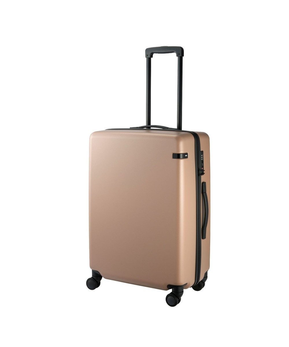 【エースバッグズアンドラゲッジ/ACE BAGS & LUGGAGE】のace. TOKYO コーナーストーン2-Z スーツケース ジッパータイプ 65リットル 1週間程度のご旅行に 06866 エース インテリア・キッズ・メンズ・レディースファッション・服の通販 founy(ファニー) 　ファッション　Fashion　レディースファッション　Fashion for Women　スーツ　Business Suits & Workwear　シンプル　Simple, Minimal　スクエア　Square, Square Shape　ストーン　Stone, Gem-Like　フォルム　Silhouette, Form　フロント　Front, Front Design　ポケット　Pocket, Pocket Detail　旅行　Travel　スーツケース キャリーケース　Suitcase / Carry Case　ベージュ|ID: prp329100004675916 ipo3291000000033786970