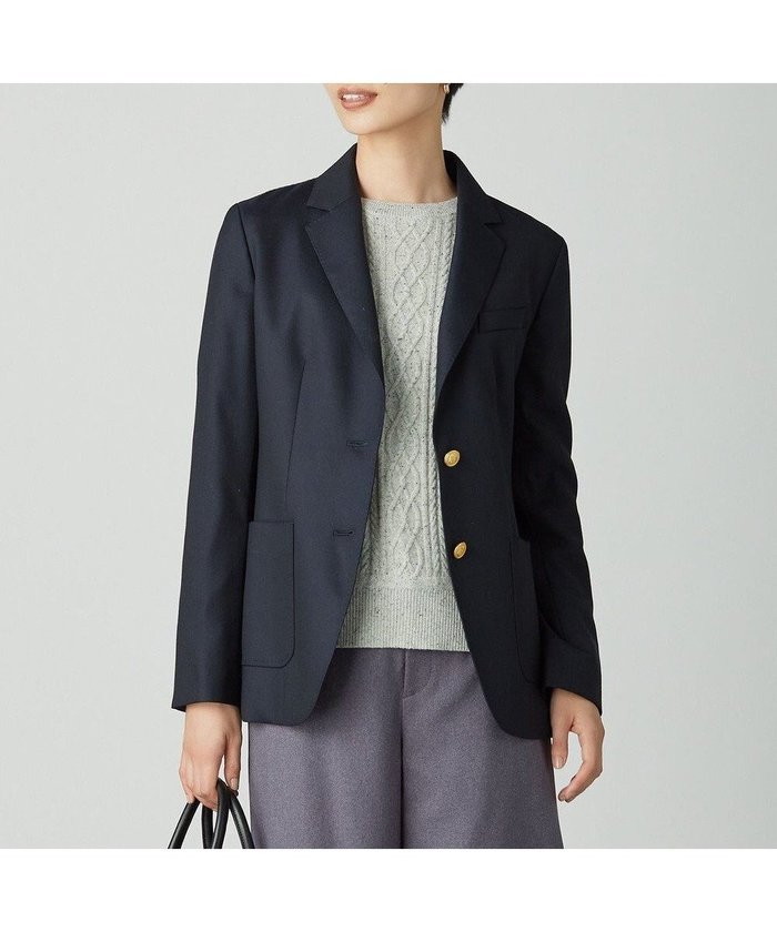 【ジェイ プレス/J.PRESS】のオックス シングル テーラードジャケット インテリア・キッズ・メンズ・レディースファッション・服の通販 founy(ファニー) https://founy.com/ ファッション Fashion レディースファッション Fashion for Women アウター Coat / Outerwear Collection レディースジャケット・軽アウター Jackets テーラードジャケット / 通勤・きれいめスタイル Tailored Jackets & Blazers オックス Oxford Fabric シルク Silk, 100% Silk ジャケット Jacket, Outerwear メタル Metal, Metal Parts エレガント 上品 Elegant 夏 Summer 春 Spring S/S・春夏 SS, Spring/Summer, Warm Season |ID: prp329100004675917 ipo3291000000033870767