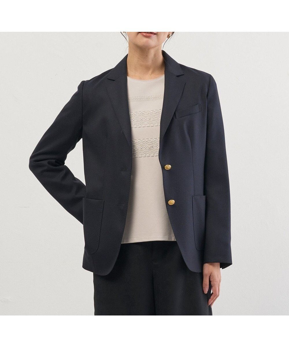 【ジェイ プレス/J.PRESS】のオックス シングル テーラードジャケット 人気、トレンドファッション・服の通販 founy(ファニー) 　ファッション　Fashion　レディースファッション　Fashion for Women　アウター　Coat / Outerwear Collection　レディースジャケット・軽アウター　Jackets　テーラードジャケット / 通勤・きれいめスタイル　Tailored Jackets & Blazers　オックス　Oxford Fabric　シルク　Silk, 100% Silk　ジャケット　Jacket, Outerwear　メタル　Metal, Metal Parts　エレガント 上品　Elegant　夏　Summer　S/S・春夏　SS, Spring/Summer, Warm Season　A/W・秋冬　Autumn/Winter　 other-1|ID: prp329100004675917 ipo3291000000036272477