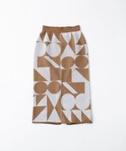 【トリコテ/Tricote】の○ PATTERN SKIRT / ○ パターン スカート 87BROWN|ID: prp329100004675920 ipo3291000000034256423