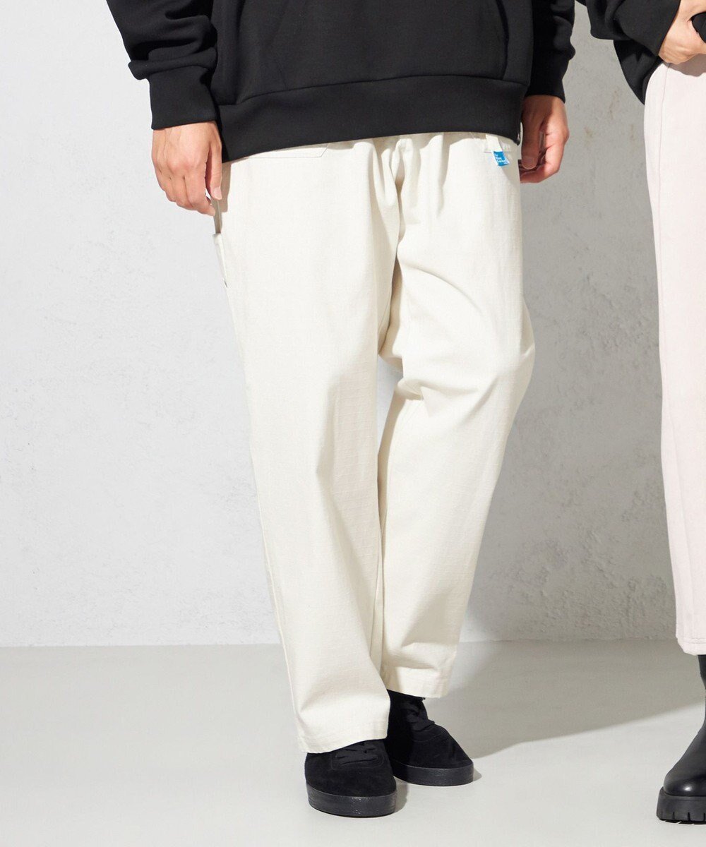 【シェアパーク/SHARE PARK / MEN】の【UNISEX】コットンリップベイカーパンツ(L・XLサイズ) インテリア・キッズ・メンズ・レディースファッション・服の通販 founy(ファニー) 　ファッション　Fashion　レディースファッション　Fashion for Women　パンツ　Pants & Trousers　ユニセックス　Unisex, Genderless　カーゴパンツ　Cargo Pants, Utility Pants　A/W・秋冬　Autumn/Winter　オフホワイト|ID: prp329100004675926 ipo3291000000034256440