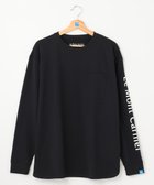 【シェアパーク/SHARE PARK / MEN】の【UNISEX】吸水速乾 ショルダーロゴロングスリーブTシャツ(L・XLサイズ) 人気、トレンドファッション・服の通販 founy(ファニー) ファッション Fashion レディースファッション Fashion for Women トップス・カットソー Cut & Sew Tops シャツ・ブラウス・オフィスカジュアル Elegant Blouses & Button-Ups ロングTシャツ・Tシャツ Longline T-Shirts & Tees カットソー・ベーシックTシャツ Cut-and-Sewn Tops / Stretch Tees & Basics ユニセックス Unisex, Genderless カットソー Cut and Sewn Top 吸水 Absorbent, Quick-Dry A/W・秋冬 Autumn/Winter thumbnail ブラック|ID: prp329100004675928 ipo3291000000034365688