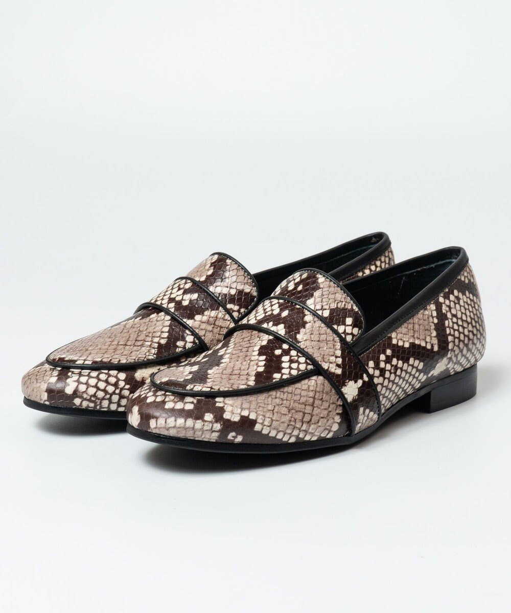 【ボントレ/BONTRE】の【BONTRE/ボントレ】トリミングローファー インテリア・キッズ・メンズ・レディースファッション・服の通販 founy(ファニー) 　ファッション　Fashion　レディースファッション　Fashion for Women　クラシカル　Classical, Vintage-Inspired　シューズ　Shoes, Footwear　トリミング　Trimming, Decorative Edge　フラット　Flat, Flat Shoes　エレガント 上品　Elegant　夏　Summer　S/S・春夏　SS, Spring/Summer, Warm Season　A/W・秋冬　Autumn/Winter　パイソン|ID: prp329100004675931 ipo3291000000035074451