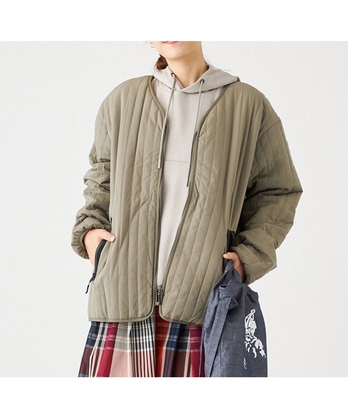 【シェアパーク/SHARE PARK】の【UNISEX】キルティング蓄熱中綿 Vカーディガン(Mサイズ) インテリア・キッズ・メンズ・レディースファッション・服の通販 founy(ファニー) https://founy.com/ ファッション Fashion レディースファッション Fashion for Women ユニセックス Unisex, Genderless カーディガン Cardigan, Knitwear キルティング Quilted, Quilting ジャケット Jacket, Outerwear A/W・秋冬 Autumn/Winter |ID: prp329100004675950 ipo3291000000033787112