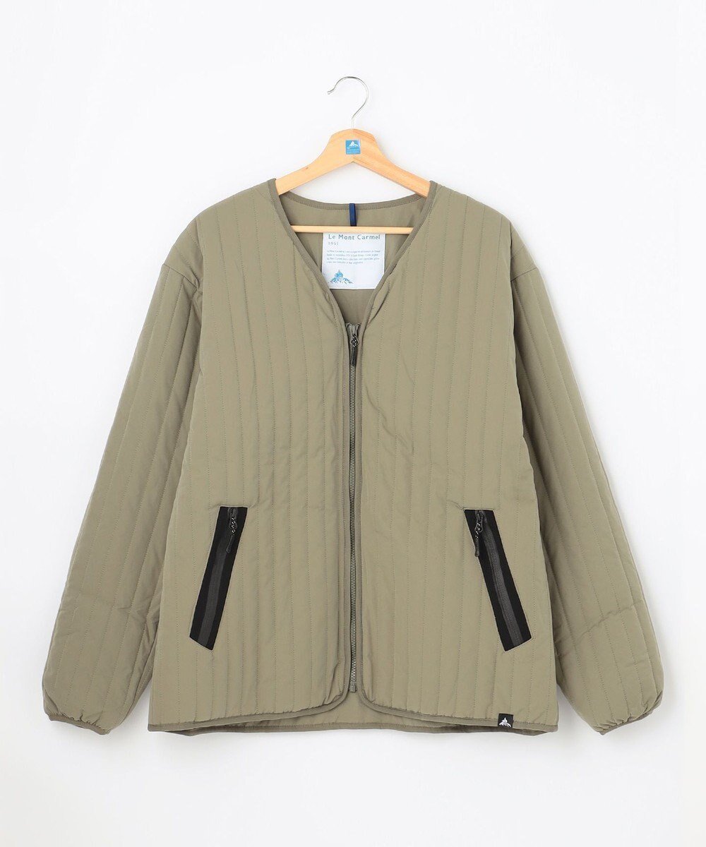 【シェアパーク/SHARE PARK / MEN】の【UNISEX】キルティング蓄熱中綿 Vカーディガン(L・XLサイズ) インテリア・キッズ・メンズ・レディースファッション・服の通販 founy(ファニー) 　ファッション　Fashion　レディースファッション　Fashion for Women　ユニセックス　Unisex, Genderless　カーディガン　Cardigan, Knitwear　キルティング　Quilted, Quilting　ジャケット　Jacket, Outerwear　A/W・秋冬　Autumn/Winter　カーキ|ID: prp329100004675951 ipo3291000000033787117