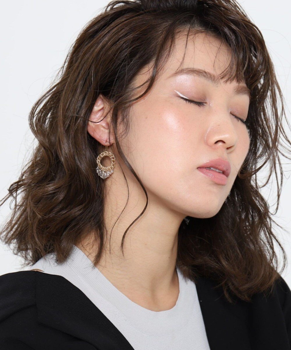 【カスミノ/CASUMINO】のmorning dew ピアス 人気、トレンドファッション・服の通販 founy(ファニー) 　ファッション　Fashion　レディースファッション　Fashion for Women　アクセサリー　Fashion Accessories　イヤリング　Earrings　かぎ針　Crochet　シンプル　Simple, Minimal　手編み　Hand-Knitted, Handmade Knit　ワイヤー　Wire, Wired Bra　 other-1|ID: prp329100004675962 ipo3291000000033787146
