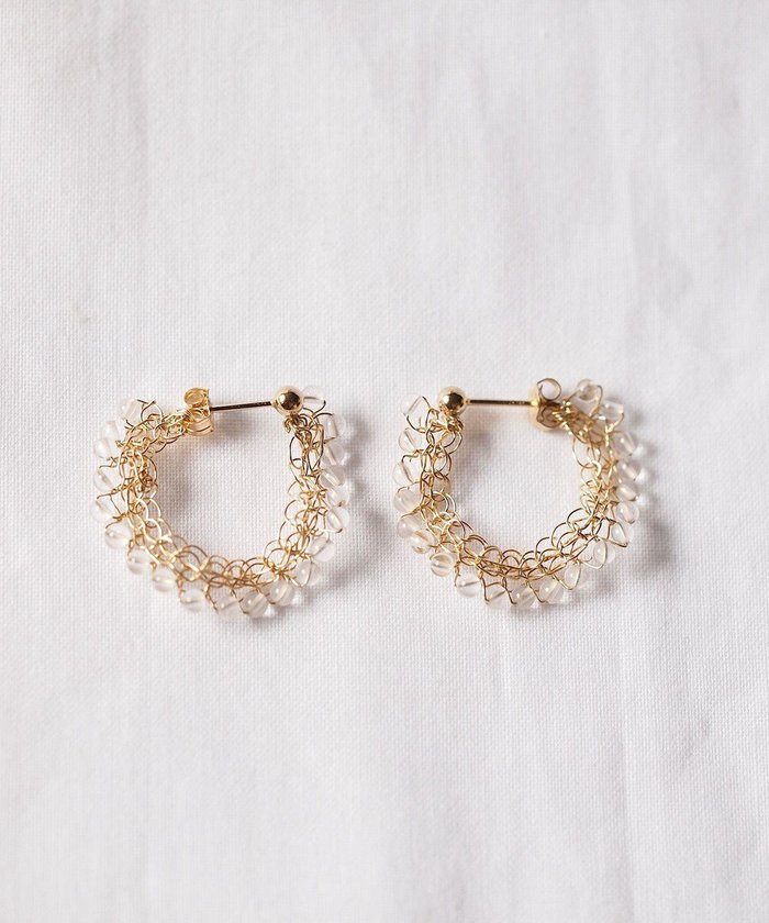 【カスミノ/CASUMINO】のsweet pie QZ mini ピアス インテリア・キッズ・メンズ・レディースファッション・服の通販 founy(ファニー) https://founy.com/ ファッション Fashion レディースファッション Fashion for Women アクセサリー Fashion Accessories イヤリング Earrings かぎ針 Crochet 手編み Hand-Knitted, Handmade Knit ワイヤー Wire, Wired Bra |ID: prp329100004675972 ipo3291000000034256199