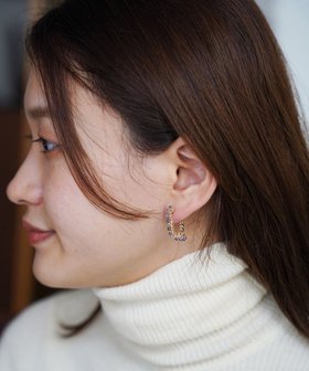 【カスミノ/CASUMINO】のsweet pie iolite mini ピアス 人気、トレンドファッション・服の通販 founy(ファニー) ファッション Fashion レディースファッション Fashion for Women アクセサリー Fashion Accessories イヤリング Earrings かぎ針 Crochet 手編み Hand-Knitted, Handmade Knit ワイヤー Wire, Wired Bra |ID:prp329100004675977