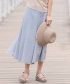 【ジェイ プレス/J.PRESS】の【洗える】アセVis ギンガム スカート ネイビー系3|ID: prp329100004676086 ipo3291000000033788239