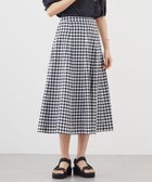 【ジェイ プレス/J.PRESS】の【洗える】アセVis ギンガム スカート ネイビー系5|ID: prp329100004676086 ipo3291000000034278258