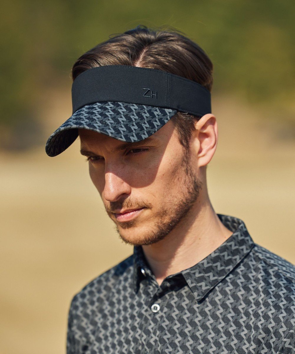 【ゼロハリバートン/ZERO HALLIBURTON】の【雑誌掲載】 ZH モノグラム サンバイザー 82549 インテリア・キッズ・メンズ・レディースファッション・服の通販 founy(ファニー) 　雑誌掲載アイテム　Magazine Picks & Fashion Features　ファッション雑誌　Fashion Magazines　エクラ　eclat　ファッション　Fashion　レディースファッション　Fashion for Women　キャップ&ハット　Hats & Caps　5月号　May Issue　アウトドア　Outdoor Clothing　ゴルフ　Golf　モチーフ　Motif, Design Theme　夏　Summer　帽子　Hat, Headwear　S/S・春夏　SS, Spring/Summer, Warm Season　A/W・秋冬　Autumn/Winter　雑誌　Magazine, Fashion Magazine　ブラック|ID: prp329100004676091 ipo3291000000034279836