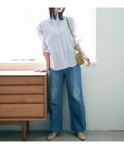 【サキュウ/caqu】の【洗える/リネン混/涼しい】FS linen wide flare ワイドフレアデニム 3years|ID: prp329100004676094 ipo3291000000034280556