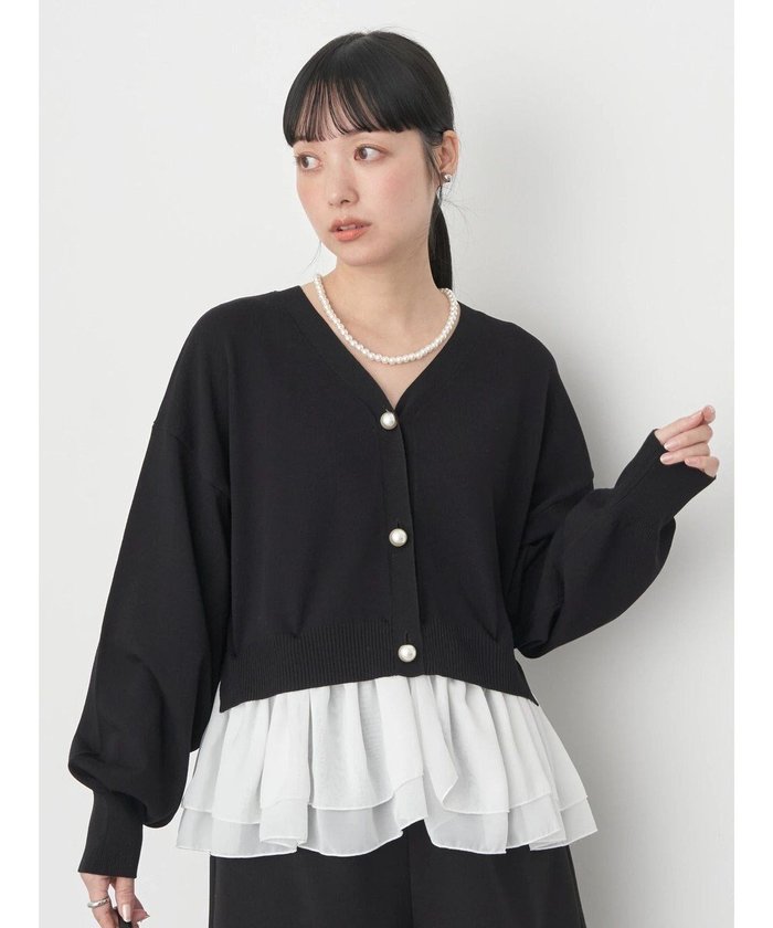 【アースミュージックアンドエコロジー/earth music&ecology】のマルチwayペプラムニットカーディガン インテリア・キッズ・メンズ・レディースファッション・服の通販 founy(ファニー) https://founy.com/ ファッション Fashion レディースファッション Fashion for Women トップス・カットソー Cut & Sew Tops ニット Knit Tops & Sweaters カーディガン・羽織り Layered Style Cardigans カーディガン Cardigan, Knitwear パール Pearl, Pearl Accent フリル Frill, Ruffle ポケット Pocket, Pocket Detail エレガント 上品 Elegant 夏 Summer 春 Spring S/S・春夏 SS, Spring/Summer, Warm Season |ID: prp329100004676095 ipo3291000000034284233