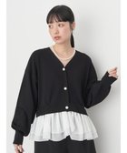 【アースミュージックアンドエコロジー/earth music&ecology】のマルチwayペプラムニットカーディガン Black|ID: prp329100004676095 ipo3291000000034284234