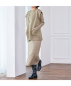【ティアクラッセ/Tiaclasse】の【2点セット】Wフェイスニットベスト&ニットワンピース ベージュ|ID: prp329100004676110 ipo3291000000034664586
