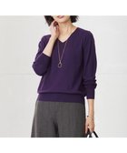 【ジェイ プレス/J.PRESS】の【洗える】PRINCE Vネック ニット パープル系|ID: prp329100004676112 ipo3291000000033788334