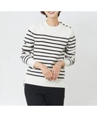 【ジェイ プレス/J.PRESS】の【洗える】ミラノリブバスクボーダー ニット アイボリー系1|ID: prp329100004676161 ipo3291000000033788521