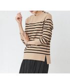 【ジェイ プレス/J.PRESS】の【洗える】ミラノリブバスクボーダー ニット ベージュ系1|ID: prp329100004676161 ipo3291000000033788522