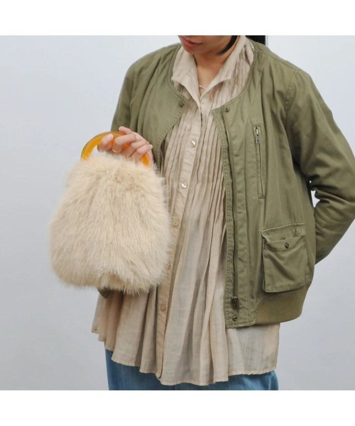 【アンビリオン/UNBILLION】のカシュカシュ cachecache / プラハンドルエコファー2way手提げ インテリア・キッズ・メンズ・レディースファッション・服の通販 founy(ファニー) https://founy.com/ ファッション Fashion レディースファッション Fashion for Women バッグ Bags アクセサリー Fashion Accessories カラフル Colorful Design ショルダー Shoulder, Shoulder Strap チェーン Chain, Chain Strap ハンド Hand, Handmade ミックス Mix, Mixed Style モチーフ Motif, Design Theme 再入荷 Restock / Back in Stock |ID: prp329100004676163 ipo3291000000034257216