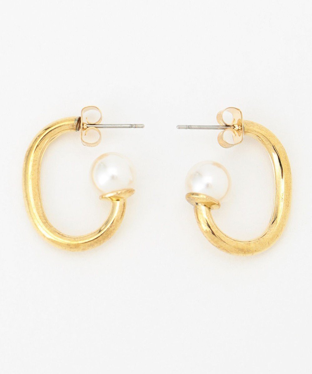 【エニー/ANY】の【WEB限定】ドロップパールピアス(両耳用) インテリア・キッズ・メンズ・レディースファッション・服の通販 founy(ファニー) ファッション Fashion レディースファッション Fashion for Women おすすめ Recommended / Our Picks アクセサリー Fashion Accessories ギフト プレゼント Gift / Present ドロップ Drop Shoulder, Dropped Style パール Pearl, Pearl Accent フォルム Silhouette, Form フォーマル Formal, Dressy フープ Hoop, Hoop Earrings ベーシック Basic, Essential 結婚式 Wedding ゴールド系|ID: prp329100004676178 ipo3291000000034256963