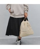 【アンビリオン/UNBILLION】のcachecache 切り替えエコファー三つ口巾着トート アイボリー|ID: prp329100004676183 ipo3291000000034256999