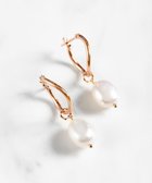 【トッカ/TOCCA】の【新色ピンクゴールドが入荷!】【WEB限定】PETAL HOOP PIERCED EARRINGS K10 淡水パール ピアス ピンクゴールド系|ID: prp329100004676184 ipo3291000000033788597