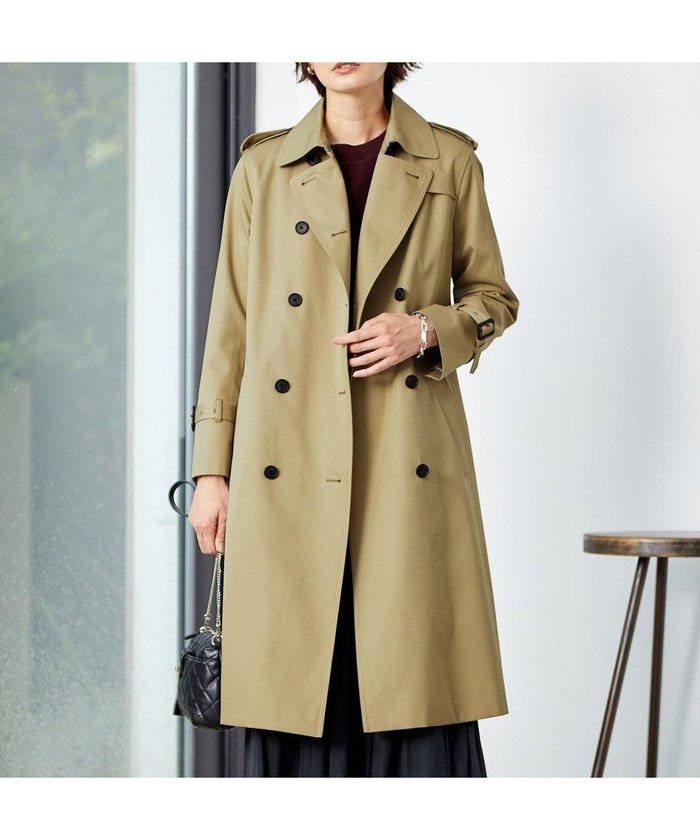 【ジェイ プレス/J.PRESS】のギャバベンタイル トレンチコート インテリア・キッズ・メンズ・レディースファッション・服の通販 founy(ファニー) https://founy.com/ ファッション Fashion レディースファッション Fashion for Women アウター Coat / Outerwear Collection コート・ロングコート・ピーコート Long Coats, Peacoats & More レディースジャケット・軽アウター Jackets トレンチコート / 春秋の定番アウター Trench Coats キュプラ Cupro, Eco Fabric ショルダー Shoulder, Shoulder Strap ジャケット Jacket, Outerwear フラップ Flap, Flap Pocket 防寒 Cold Protection, Winter-Ready ライナー Liner, Inner Layer ループ Loop, Loop Knit A/W・秋冬 Autumn/Winter |ID: prp329100004676189 ipo3291000000034887592
