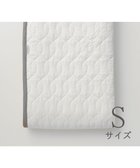 【京和晒綿紗/KYO WAZARASHI MENSYA】のガーゼ敷パッド (脱脂綿入り) 4層 シングルサイズ(100×210) グレーバイアス|ID: prp329100004676199 ipo3291000000034258059