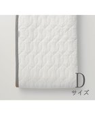 【京和晒綿紗/KYO WAZARASHI MENSYA】のガーゼ敷パッド (脱脂綿入り) 4層 ダブルサイズ(140×210) グレーバイアス|ID: prp329100004676200 ipo3291000000034258070