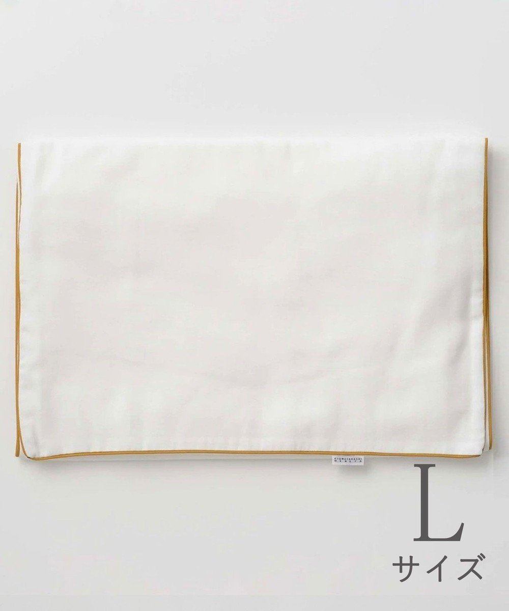 【京和晒綿紗/KYO WAZARASHI MENSYA】のガーゼ枕カバー 白3重合わせ L50×70用 人気、トレンドファッション・服の通販 founy(ファニー) ファッション Fashion レディースファッション Fashion for Women ダメージ Distressed, Destroyed バイアス Bias, Diagonal Cut リネン Linen, Linen Fabric 冬 Winter / This Winter 夏 Summer other-1|ID: prp329100004676202 ipo3291000000034258077