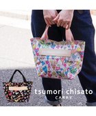 【ツモリチサト キャリー/tsumori chisato CARRY】のコットンハート プリント ハンドバッグ トートバッグ Sサイズ ベージュ|ID: prp329100004676213 ipo3291000000034257362