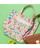 【ツモリチサト キャリー/tsumori chisato CARRY】のコットンハート プリント ハンドバッグ トートバッグ Mサイズ ベージュ|ID: prp329100004676214 ipo3291000000034257365