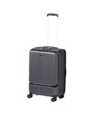 【エースバッグズアンドラゲッジ/ACE BAGS & LUGGAGE】のACE フォールズ スーツケー 4~5泊目安 フロントポケット・キャスターストッパー機能付き 06906 エース ガンメタリック|ID: prp329100004676219 ipo3291000000034210226