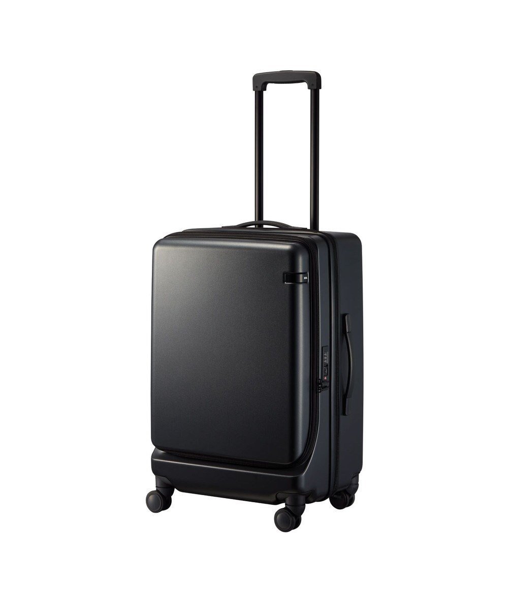 【エースバッグズアンドラゲッジ/ACE BAGS & LUGGAGE】のace. TOKYO コーナーストーン2-Z スーツケース 06864 64L 4.1 kg エース インテリア・キッズ・メンズ・レディースファッション・服の通販 founy(ファニー) 　ファッション　Fashion　レディースファッション　Fashion for Women　スーツ　Business Suits & Workwear　シンプル　Simple, Minimal　ストーン　Stone, Gem-Like　フロント　Front, Front Design　ポケット　Pocket, Pocket Detail　スーツケース キャリーケース　Suitcase / Carry Case　グレー|ID: prp329100004676224 ipo3291000000033788762