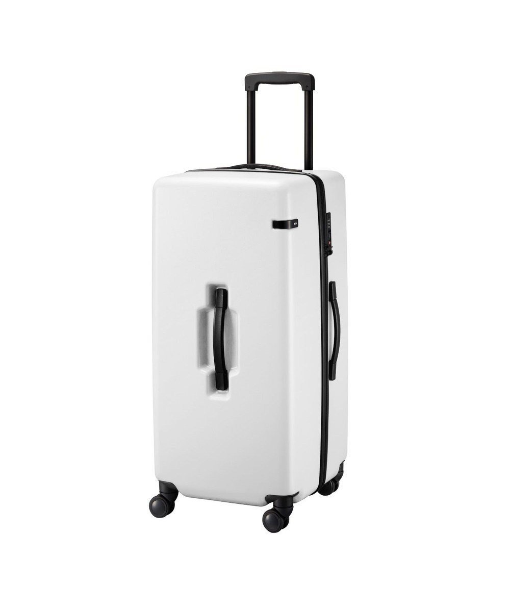 【エースバッグズアンドラゲッジ/ACE BAGS & LUGGAGE】のace. TOKYO コーナーストーン2-Z スーツケース 06865 83L 4.3 kg エース インテリア・キッズ・メンズ・レディースファッション・服の通販 founy(ファニー) 　ファッション　Fashion　レディースファッション　Fashion for Women　スーツ　Business Suits & Workwear　シンプル　Simple, Minimal　ストーン　Stone, Gem-Like　フロント　Front, Front Design　スーツケース キャリーケース　Suitcase / Carry Case　ホワイト|ID: prp329100004676225 ipo3291000000033788766