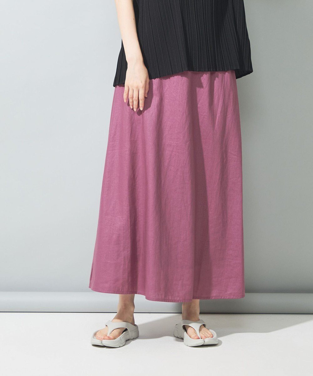 【シェアパーク/SHARE PARK】の【洗える】リネンレーヨンコーティングウォッシュスカート 人気、トレンドファッション・服の通販 founy(ファニー) ファッション Fashion レディースファッション Fashion for Women スカート Skirts ギャザー Gathered, Ruffled ロング Long, Long-Length 夏 Summer 春 Spring S/S・春夏 SS, Spring/Summer, Warm Season 楽ちん Easy Fit, Comfortable 洗える Machine Washable other-1|ID: prp329100004676267 ipo3291000000034257294