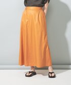 【シェアパーク/SHARE PARK】の【洗える】リネンレーヨンコーティングウォッシュスカート オレンジ|ID: prp329100004676267 ipo3291000000034257298