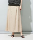 【シェアパーク/SHARE PARK】の【洗える】リネンレーヨンコーティングウォッシュスカート ベージュ|ID: prp329100004676267 ipo3291000000034257301